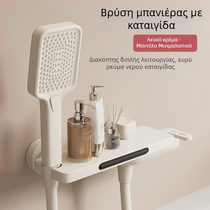 Βρύση μπανιέρας (Εγκατάσταση στον τοίχο; Μικτή βρύση; Κεραμικός πυρήνας βαλβίνας; Μέρος από χαλκό; Μοντέλο HSQ176)