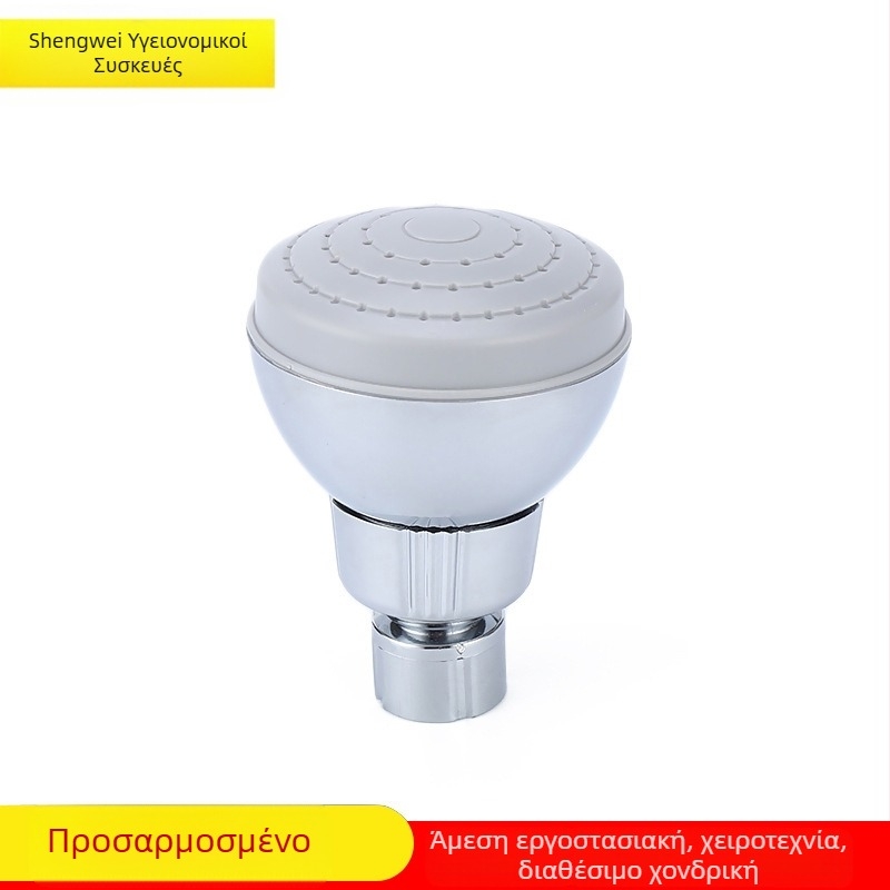 Ντουζ κεφαλή με εξοικονόμηση νερού, κορυφαίο ψεκασμό, ABS, στρογγυλό σχήμα, SW-3037, χρωμυωμένο