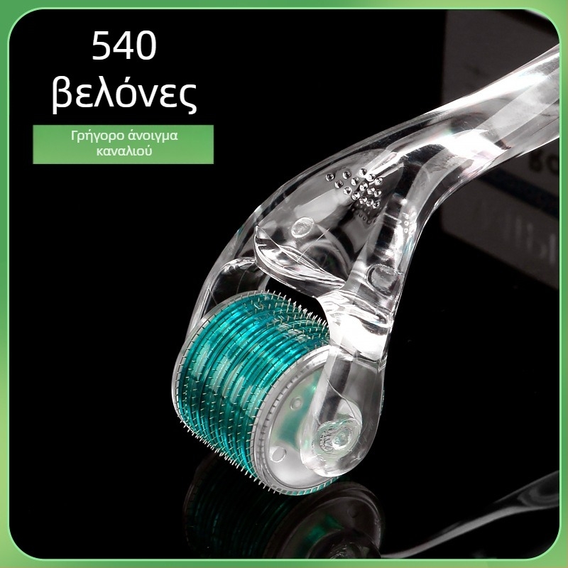 Emmawife μικροβελόνες ρολλέρ προσώπου – μη αποστειρωμένη συσκευή για ανάπλαση προσώπου και ανάπτυξη μαλλιών, αναβαθμισμένος υλικό χαμηλής διαπερατότητας, σκληρότητα μέτρια-σκληρή, έγκριση Susu equipment № 20200094.