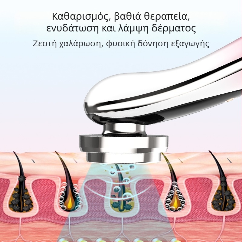 Μασάζ προσώπου για οικιακή χρήση με θεραπεία χρωματικού φωτός – καθαρισμός και ανάπλαση δέρματος, φορητός, ενσωματωμένη μπαταρία 300–500 mAh