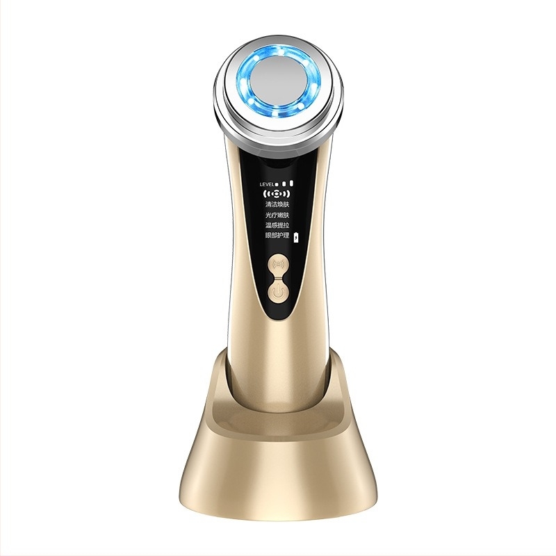 Μασάζ προσώπου για οικιακή χρήση με θεραπεία χρωματικού φωτός – καθαρισμός και ανάπλαση δέρματος, φορητός, ενσωματωμένη μπαταρία 300–500 mAh