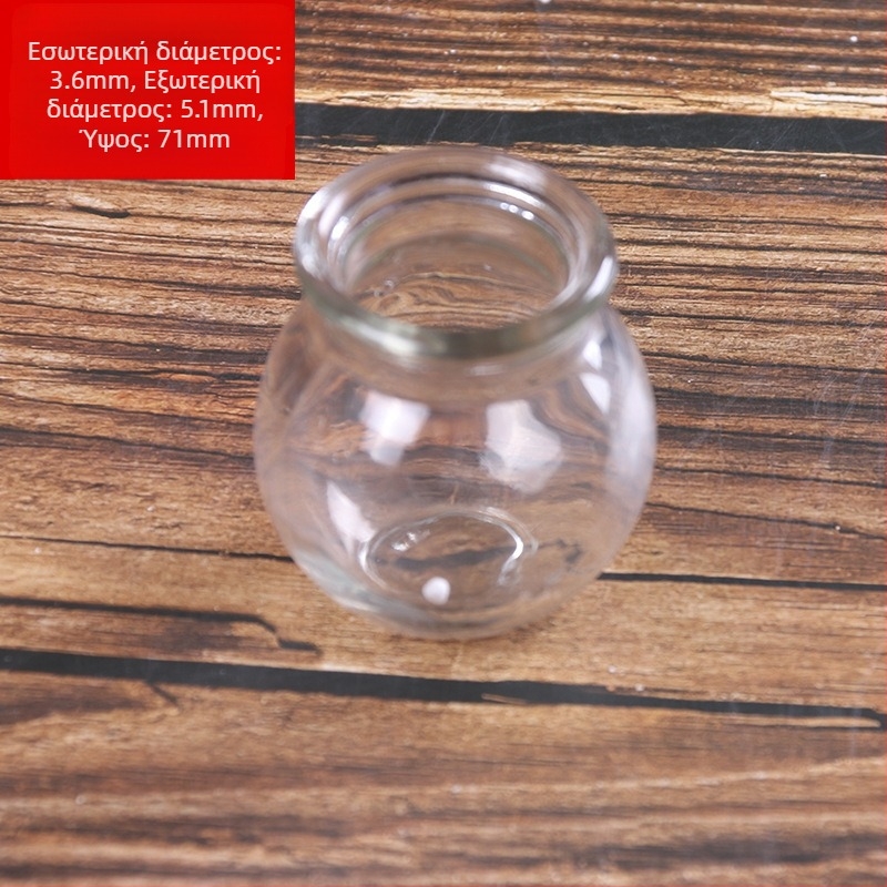 Σετ γυάλινου κουπίγκ με 6 γυάλινες κύπελλες για οικιακή φροντίδα υγείας και μασάζ