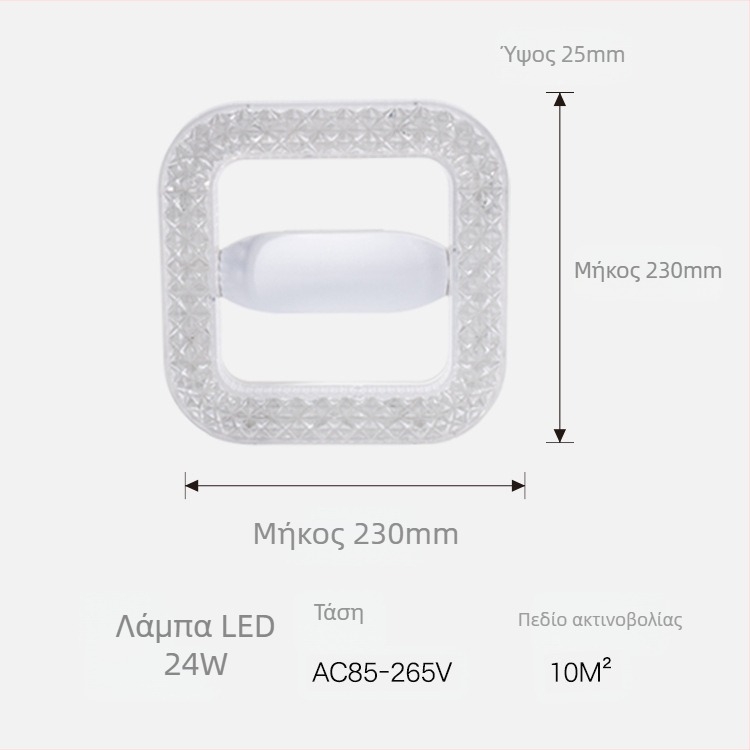 Λαμπτήρας LED με βάση Ε27, 2835 LED chip, AC85-265V, δέσμη 180°, PF 0,6 (Κρίσιμες προδιαγραφές: AC85-265V, δέσμη 180°, PF 0,6)