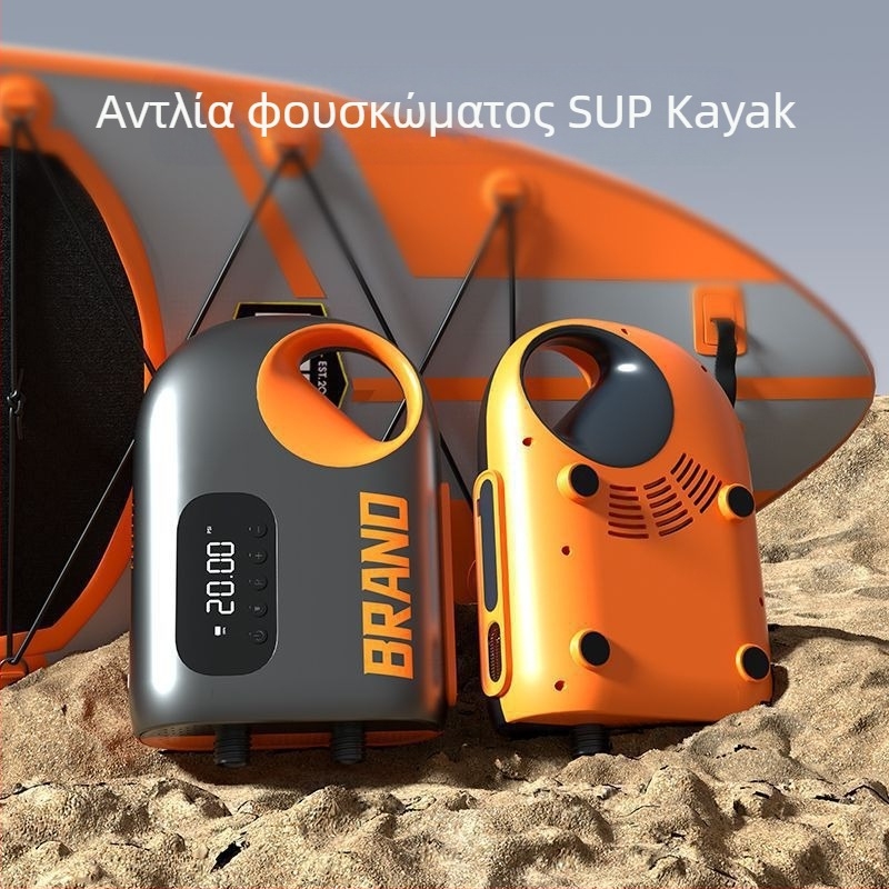 Φορητή ηλεκτρική αντλία αέρα για φούσκωμα εξοπλισμού (SUP, καγιάκ, αερόστρωμα) – DC12V, 120W, 70 L/min, μονοκύλινδρη, 5–20 λεπτά διάρκεια λειτουργίας