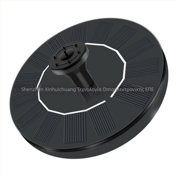 Ηλιακό φοντάν για λίμνες και κήπους – πλωτό εξωτερικό υδάτινο διακοσμητικό με μοτίβο ψεκασμού, εξοικονόμηση ενέργειας