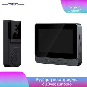 Βίντεο θυροτηλέφωνο TOPU.Y I5-364, έξυπνο με οθόνη, ασύρματη επικοινωνία, HD βίντεο παρακολούθηση