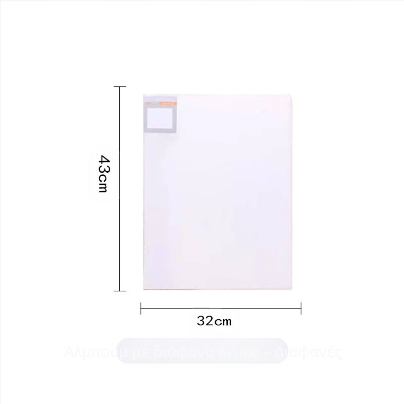 Chihai Ματ διάφανο πλαστικό Data Book για συλλογή σκίτσων τέχνης, 20 σελίδες, 0,8 mm πάχος, με εκτυπωμένο λογότυπο