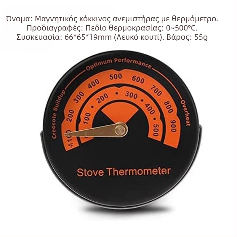 Beizhi Ανεμιστήρας για τζάκι με θερμική ισχύ και αυτόματη εκκίνηση, παρακολούθηση θερμοκρασίας