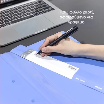 Deli 5301 Πλαστικός Κλιπ με Ισχυρό Κράτημα, Πάχος Πλάκας 0.7 mm, Πλάτος Πίσω 18 mm