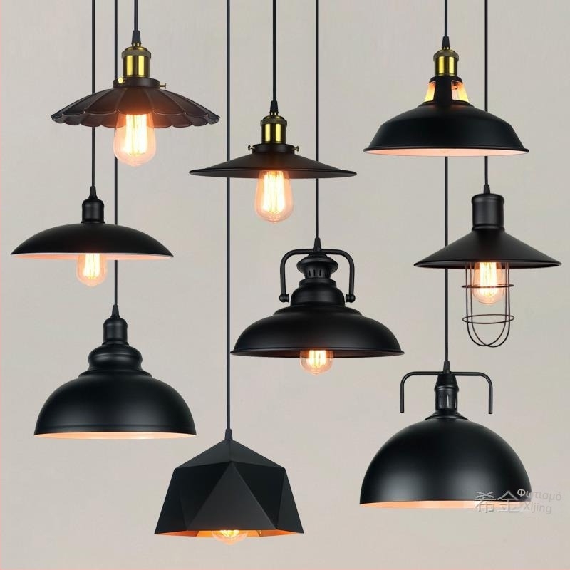 Σιδερένιος πολυέλαιος με LED φως, μονής κεφαλής, κατάλληλος για διάδρομο και εστιατόριο