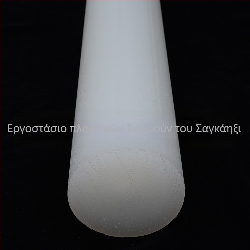 Ράβδος PP από πλαστικό με κυκλικό τμήμα, κατάλληλη για κατεργασία σε ρουλεμάν, γρανάζια και εξαρτήματα σωληνώσεων