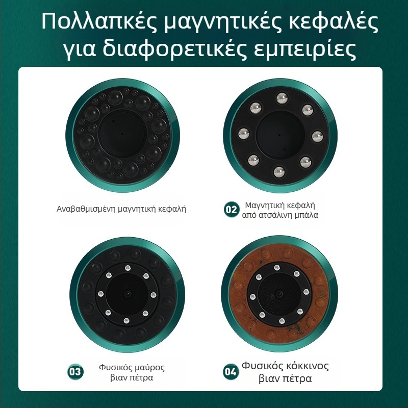 Έξυπνη συσκευή κενού για μασάζ και ξύσιμο με ένα κουμπί απελευθέρωσης πίεσης, αναρρόφηση 4ου επιπέδου, ABS σώμα, DS-A300, 1800 mAh, 38–50°C