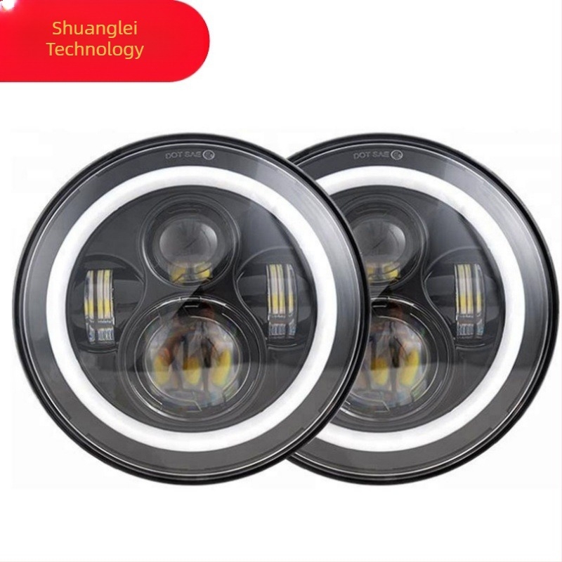 7 ιντσών LED προβολείς για Jeep Wrangler – εκτός δρόμου, με υψηλό και χαμηλό φως, ενσωματωμένο φως ημέρας και σήμα στροφών