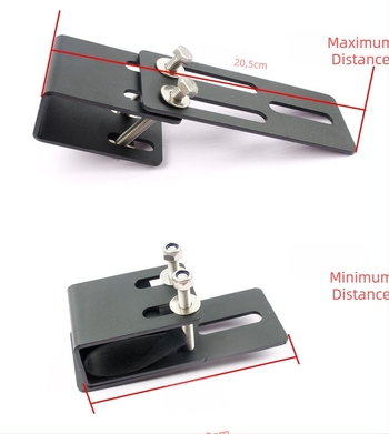 Κλιπ στερέωσης προβολέα σε ράγα οροφής αυτοκινήτου, μοντέλο LX-XL, κράμα χάλυβα, IP68, 12V, 90W