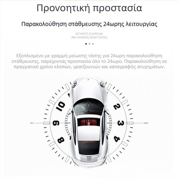 Dash κάμερα C3 με διπλό φακό, γωνία 120°, 720p, Wi‑Fi, κυκλική καταγραφή, εμπρός και πίσω κάμερα, οθόνη 2,0 ιντσών