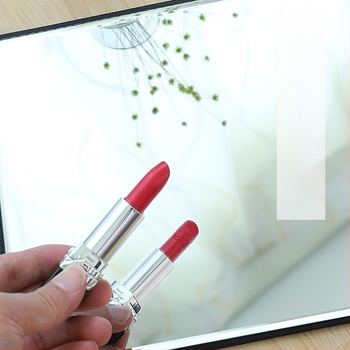 Επιτραπέζιος καθρέπτης μακιγιάζ μονής όψης, αναδιπλούμενος, φορητός με αλουμινένιο καθρέφτη, προσαρμογή λογότυπου και ιδιωτική ετικέτα