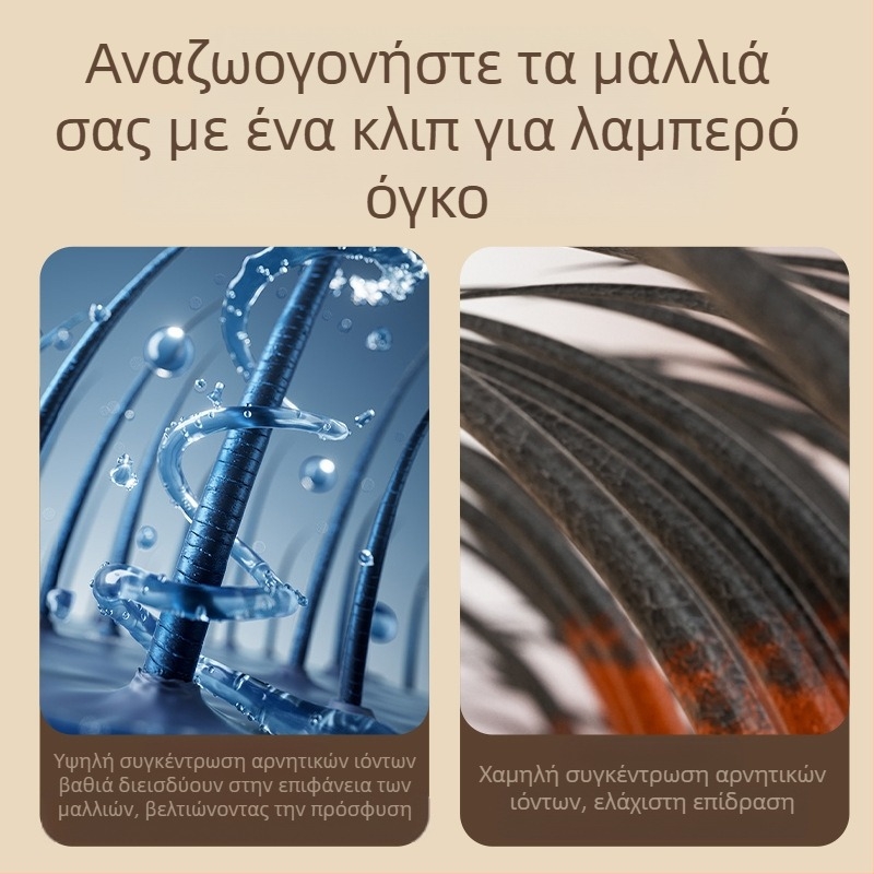 Διπλής λειτουργίας κεραμικό εργαλείο για μπούκλες και ισιώματα μαλλιών με LCD οθόνη, πολυεπίπεδη ρύθμιση θερμοκρασίας, 35W 220V