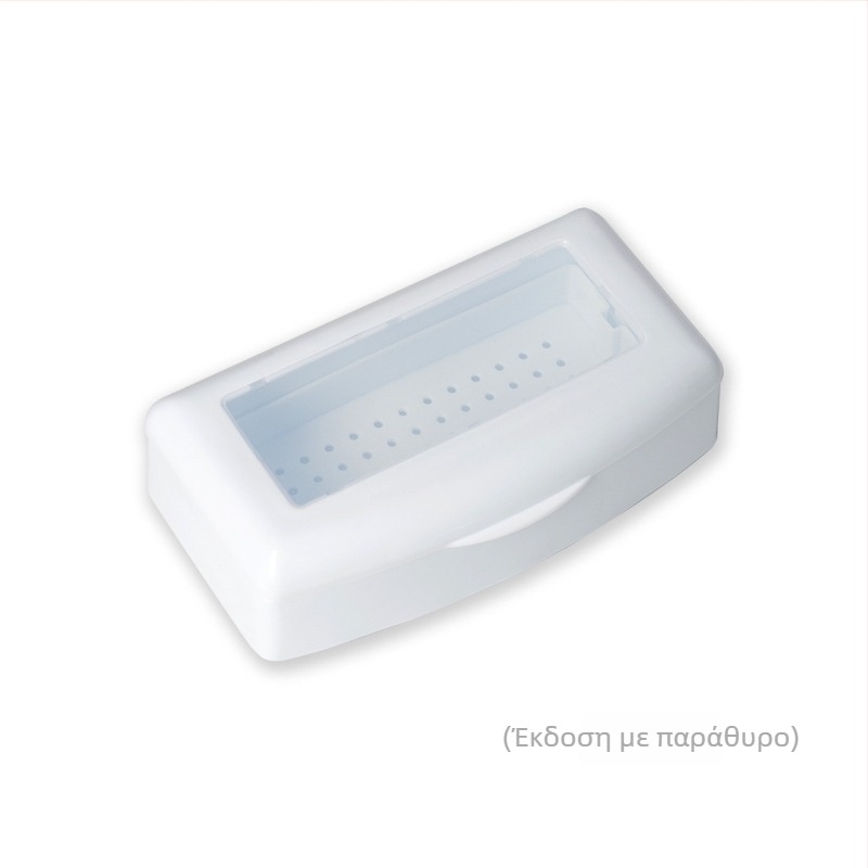 Κουτί απολύμανσης και αποθήκευσης εργαλείων νυχιών, 80 g, πλαστικό, ιδιωτική ετικέτα διαθέσιμη