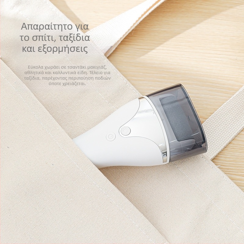 Ηλεκτρική λίμα ποδιών για περιποίηση ποδιών, αυτόματος, απομακρύνει κάλους και νεκρό δέρμα, με λίθο λείανσης ποδιών — Shaoshun