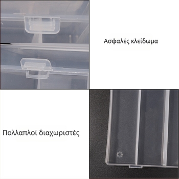 Θήκη αποθήκευσης εργαλείων gel νυχιών, με μεγάλη χωρητικότητα για μανικιούρ, 83 g καθαρή μάζα, συσκευασία σε OPP σακούλα