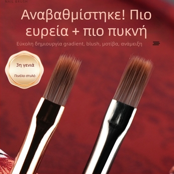 Μανικιούρ Σμιτζ Πεν – Ξύλινη Λαβή, Φορητό, Σετ 1 Τεμάχιο, Mirror Makeup Μάρκα, Προέλευση Jiangxi