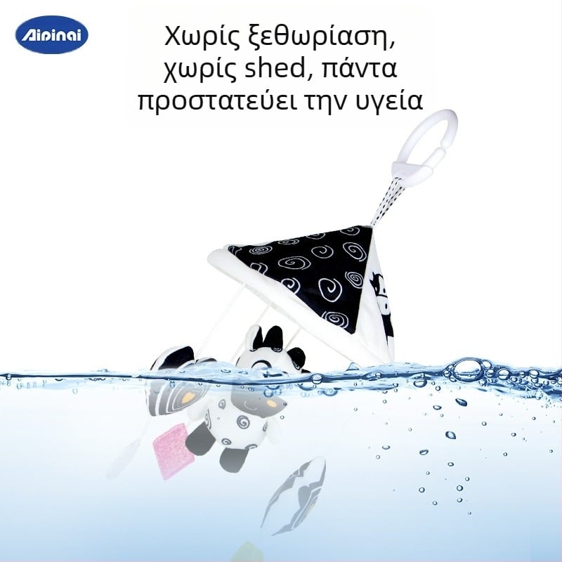 Aipinqi Υφασμάτινο κρεμάμενο παιχνίδι με καμπανάκι για καρότσι και κούνια – ζωικός σχεδιασμός, κατάλληλο για βρέφη 0–3 ετών, ενισχύει την όραση, την ακοή και τις λεπτές κινητικές δεξιότητες
