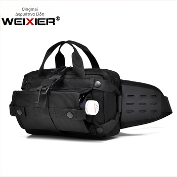 WEIXIER Ανδρική Τσάντα Μέσης – Street-Trendy Oxford Ύφασμα, Διαπνέουσα, Αδιάβροχη, Αντιβακτηριακή, Ανεκτική στη Φθορά