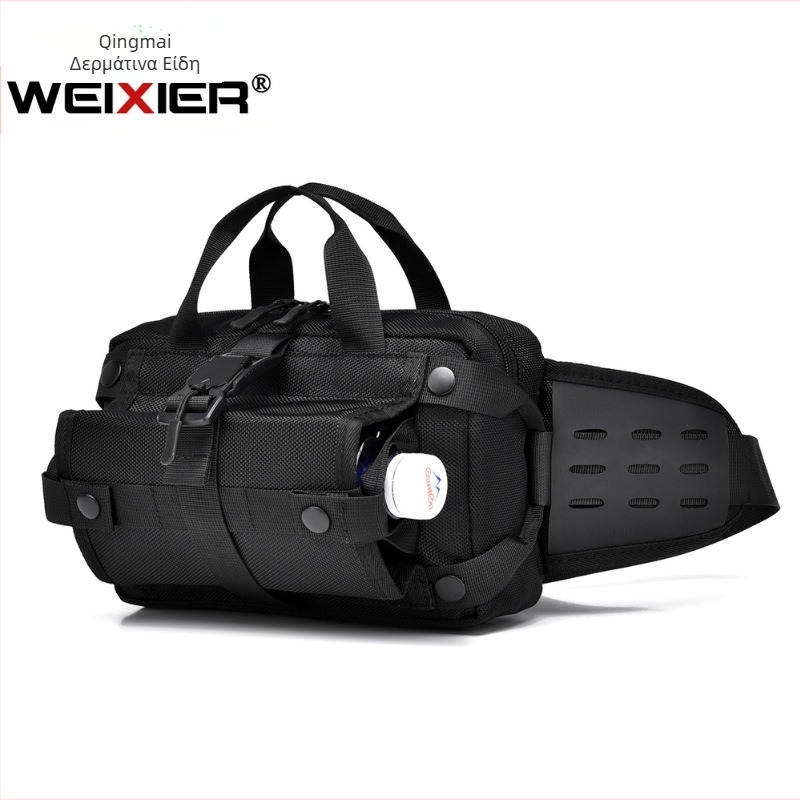 WEIXIER Ανδρική Τσάντα Μέσης – Street-Trendy Oxford Ύφασμα, Διαπνέουσα, Αδιάβροχη, Αντιβακτηριακή, Ανεκτική στη Φθορά