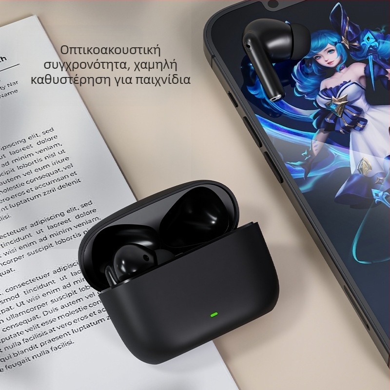 Ασύρματα TWS εν-ear ακουστικά, Bluetooth 5.0, εμβέλεια 10 μ, μπαταρία 4–8 ώρες, IPX5 αδιάβροχα, στερεοφωνικά