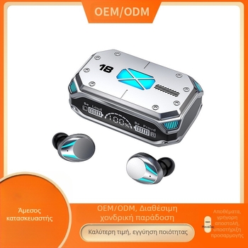 Ασύρματα ενδοωτικά ακουστικά Bluetooth με μείωση θορύβου, IPX7, εμβέλεια 15 μ, αυτονομία >8 ώρες, στερεο ήχος, αθλητικό στυλ