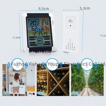 Μετρητής θερμοκρασίας δωματίου με ανάλυση 0,1 °C, προσαρμοσμένη επεξεργασία, άδεια ιδιωτικής ετικέτας