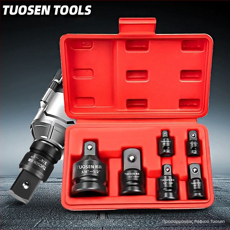 Topson sleeve adapter για ηλεκτρικό πνευματικό κλειδί — χάλυβας υψηλού άνθρακα, φωσφατιωμένη επιφάνεια