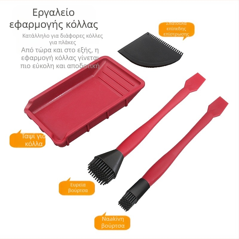 Σετ σιλικονούχων βουρτσών για ξυλουργικές εφαρμογές, κόλλα και λατέξ – Μάρκα: New Wu Tools; Υλικό: Σιλικόνη; Προδιαγραφές: 100-20
