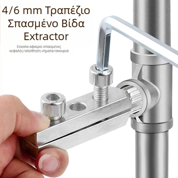 Εξαγωγέας σωληνώσεων ύδρευσης για σπασμένες βίδες και νήματα – Exhibition tool – σειρά Water pipe extractor