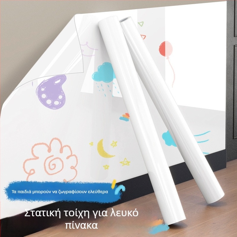 Διπλής όψεως λευκός πίνακας τοίχου με αφαίρεση ηλεκτροστατικής πρόσφυσης, πλαίσιο PP и πάνελ PP (Προδιαγραφές: 1)