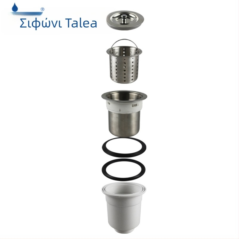 Tianli XK265 Καλάθι αποχέτευσης νεροχύτη με φίλτρο