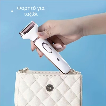 Τετρα-σε-ένα ηλεκτρικό εργαλείο περιποίησης προσώπου: απομάκρυνση ρινικών τριχών, περιποίηση φρυδιών και διαμόρφωση πλευρικών κροτάδων; επαναφορτιζόμενο, 4 κεφαλές, πλενόμενος κόφτης, μοτέρ με βούρτσες — μοντέλο ZH-SN8866