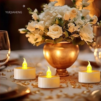 LED Ηλεκτρονικό Κερί Νυχτερινό Φως, ABS Σώμα, Εκτύπωση Λογοτύπου