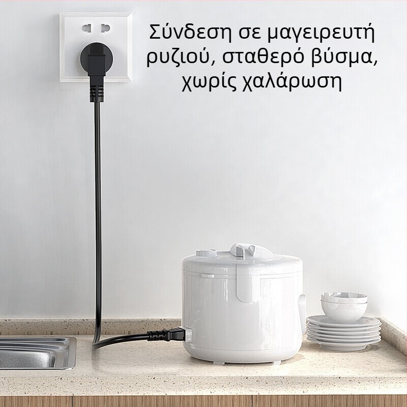 Καλώδιο τροφοδοσίας Biaze, με πιστοποίηση 3C και εθνικό πρότυπο, άκρη τριών αγωγών με βύσμα, για επιτραπέζιο υπολογιστή και οθόνη.