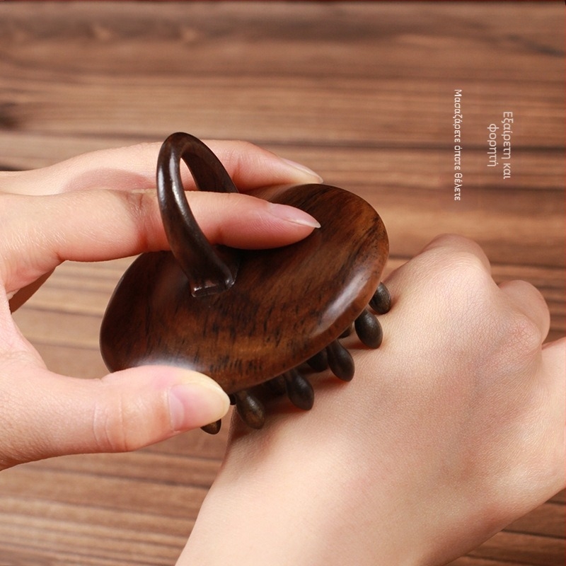 Ξύλινο μασάζ χτένα για την περιποίηση μαλλιών – γενική χρήση, χωρίς εισαγωγή