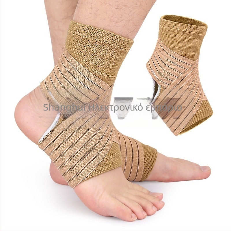 Αθλητική προστασία αστραγάλης με ιμάντα συμπίεσης, από σπάντεξ, για μπάσκετ και μπάντμιντον, ενήλικες