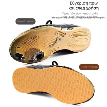 Πλήρης λαστιχένια επικόλληση σόλας παπουτσιών – αντιφθορά, αντιολισθητικότητα και απορρόφηση θορύβου; στυλ Water Ripple Heel Sticker; κατάλληλη για όλες τις εποχές