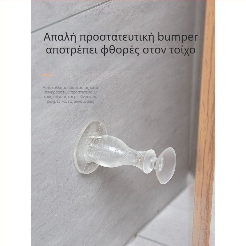 PVC stopper πόρτας, επιτοίχια εγκατάσταση, μοντέλο Regular, μοντέρνο μινιμαλιστικό στυλ