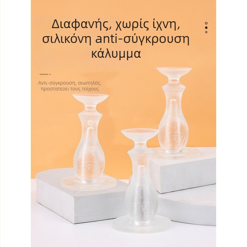 PVC stopper πόρτας, επιτοίχια εγκατάσταση, μοντέλο Regular, μοντέρνο μινιμαλιστικό στυλ