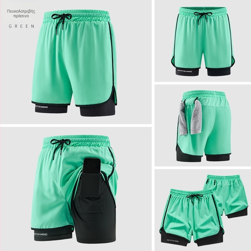 Αεροδιαπεραστά Unisex σορτς, Πολυεστέρας 95% με Πολυουρεθάνη, Μεσαία μέση, Καλοκαίρι