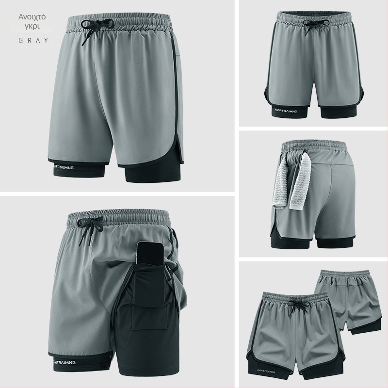 Αεροδιαπεραστά Unisex σορτς, Πολυεστέρας 95% με Πολυουρεθάνη, Μεσαία μέση, Καλοκαίρι