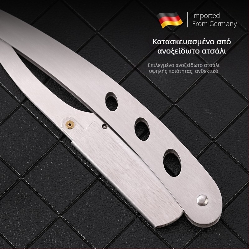 Χειροκίνητο ξυράφι με vintage σχεδιασμό, μάρκα Steel will, μη εισαγόμενο, κουτί 400 τεμάχια