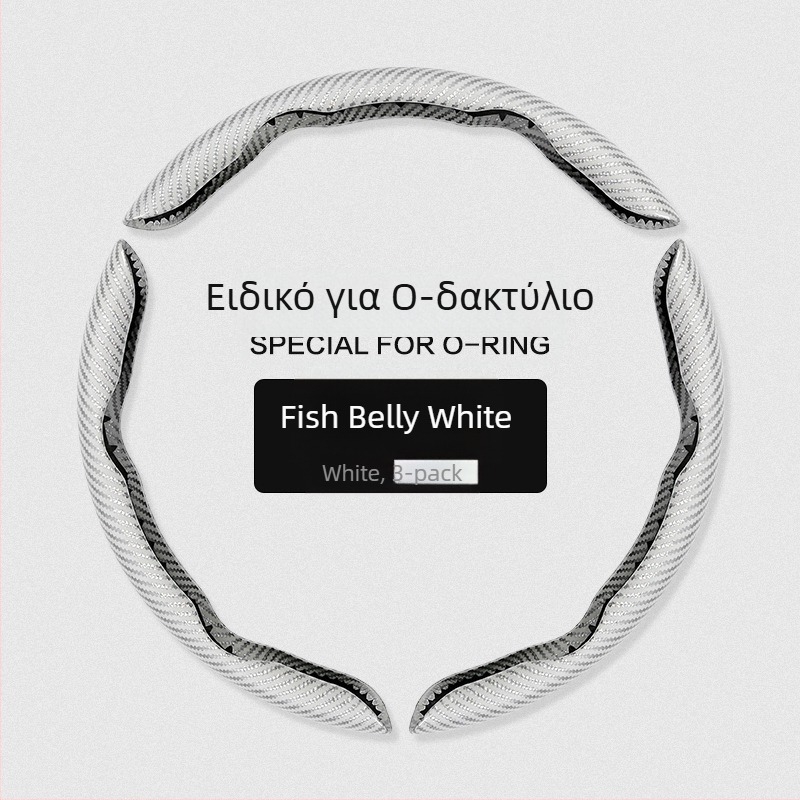 Κάλυμμα τιμονιού αυτοκινήτου με ανθρακονήμάτινο μοτίβο, υπερ-λεπτό, λαβή suede, καθολική για τέσσερις εποχές