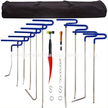 Σετ εργαλείων επισκευής βαθουλωμάτων αυτοκινήτου με γάντζους και μοχλούς, 20 τεμάχια από κράμα χάλυβα