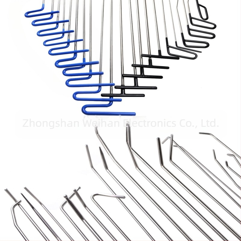 Σετ εργαλείων επισκευής βαθουλωμάτων αυτοκινήτου με γάντζους και μοχλούς, 20 τεμάχια από κράμα χάλυβα